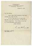 Franklin D. Roosevelt Letter Signed From 1926, With Full ''Franklin D. Roosevelt'' Signature -- FDR Writes of the Warm Springs Institute, ''...we can count on a big and successful spring opening...''